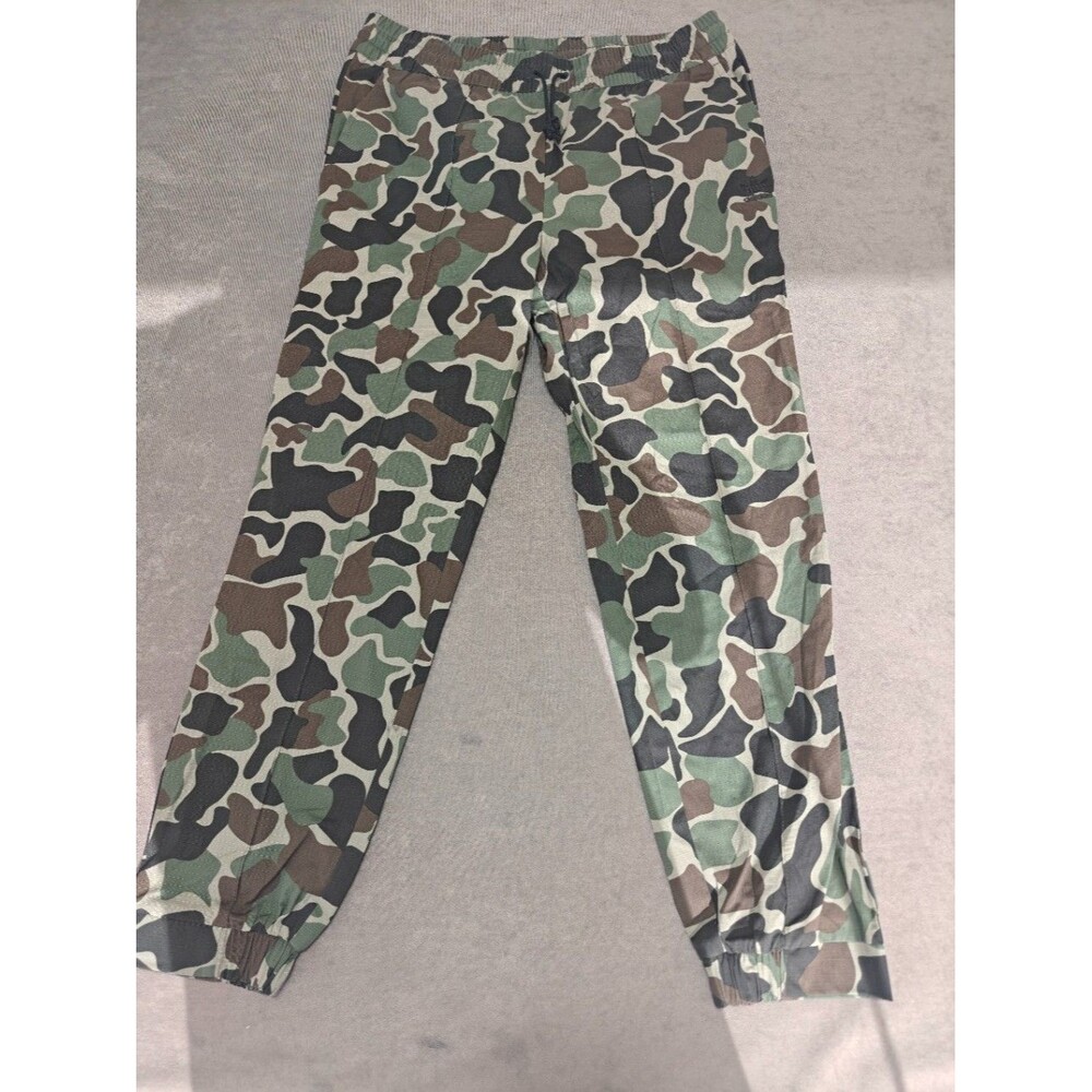 Adidas Originals Men’s Camo Jogger Pants Size M Green Brown Camouflage